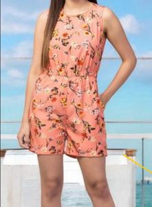 Floral Print Romper