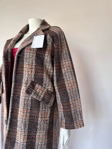Stylish Plaid Coat NO NEGOTIATIONS