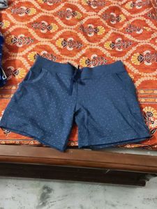 Cute Blue Polka Dot Shorts - Night wear