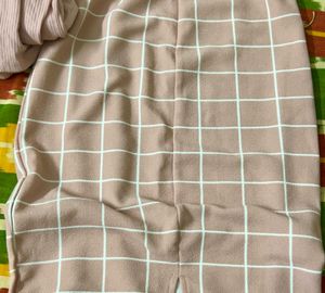 Baby Pink Striped Skirt
