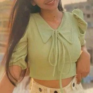 Green Croptop!!!!!