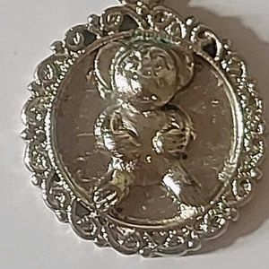 VINTAGE LUCKY CHARM BEAR PENDANT