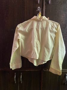 Yellow textured shirt