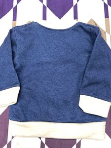 Cute Blue Bear Boat Baby/Toddler Sweatshirt