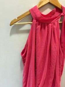 Chic Pink Halter Top