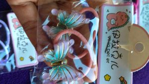 Butterfly Hair Ties 3 Pcs