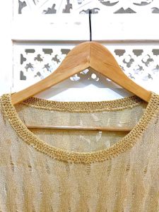 Sunbean Metalic Fitted Top A