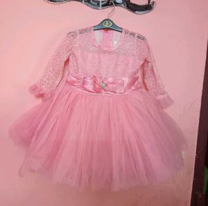 Very Beautiful Baby Pink Frock