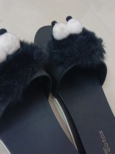 Black Solid Flateforms For Women