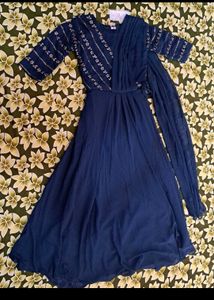 Beautiful Trendy Saree Gown For Diwali