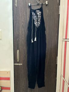 Black Full Length Jumpsuit