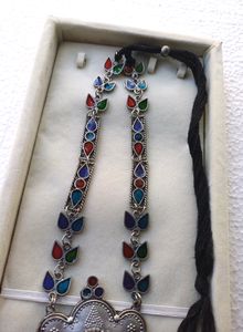 💥🆕️ Boho Colorful Meenakari Statement Necklace