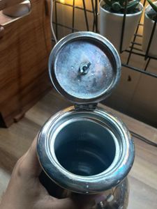 Antique Silver Plated Hand Engraved Tea Coffee Pot