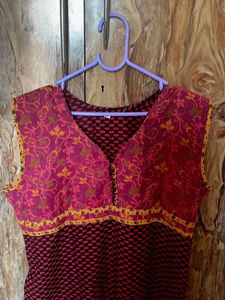 Maroon and Pink Kurti💟