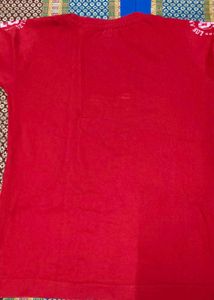 Cotton red T Shirt
