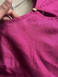 cotton silk kurti