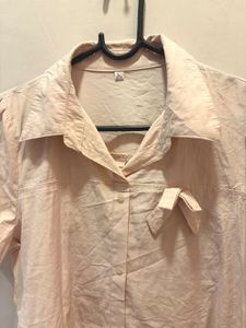 Blouse with Bow Detail