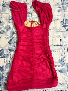 Hot Pink Mini Dress