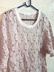 See-through Fashion Croatia Top Half-sleeve Long