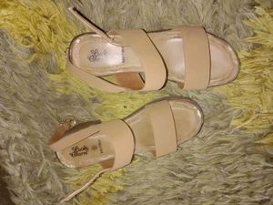 Stylish nude sandal