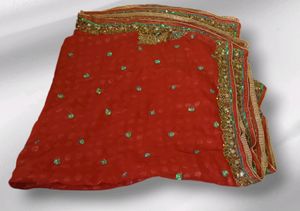 Sequinned Work Kurta Shalwar And Dupatta