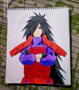 Anime Drawing Of Madara Uchiha