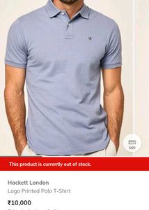 HACKETT LONDON Men&#39;s Blue Tshirt