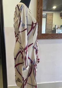 Elegant Printed Shift Dress
