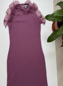 Chic Purple Bodycon Dress