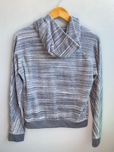 JUICY COUTURE Y2K Gray Striped Hoodie