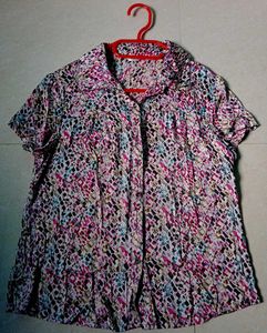 Patterned Short Sleeve Shirt