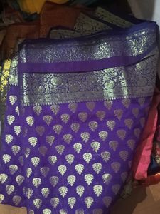 Elegant Purple Saree