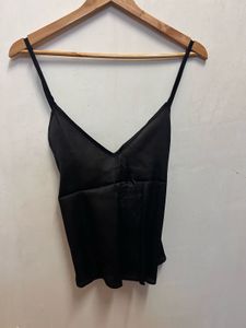 Silky Black Lounge Set