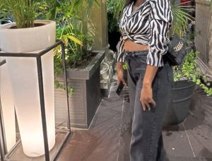 Trendy Zebra Print Top