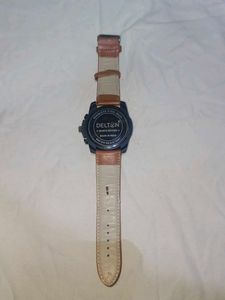 Diesel Watch with Brown Leather Band
