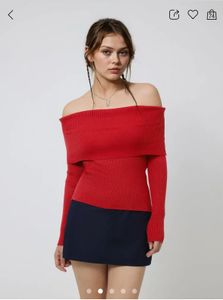 Off Shoulder Knit Top