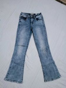 Flare Leg Denim Jeans
