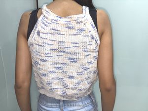 Cropped Knit Tank Top