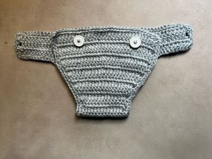 A Crochet Handmade New Diaper Cover/ Knicker .