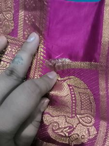 Yellow And Pink Festive Saree