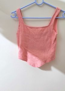 Corset Style Crop Top