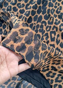 Zara Animal Print Dress And Savana Bag