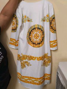 Versace Style Duster Coat