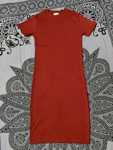 reddish Maroon Bodycon one piece