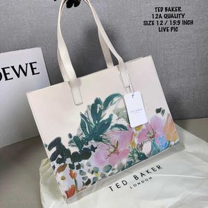 TED BAKER PAPICON LARGE FLORAL PRINT TOTE BAG