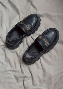 Chunky Black Loafers- SIZE 3