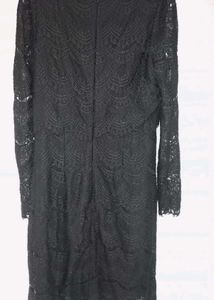Elegant Black Lace Dress