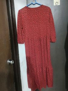 ZARA Floral Midi Dress