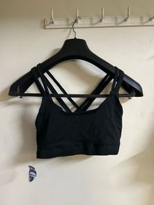 Black Sports Bra