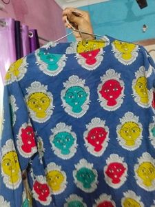 Printed Cotton Slub Kurti💗